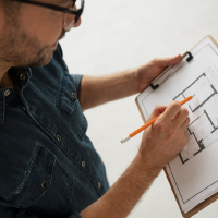 Onze experts voeren een gedetailleerde inspectie
en opmeting van uw pand uit.